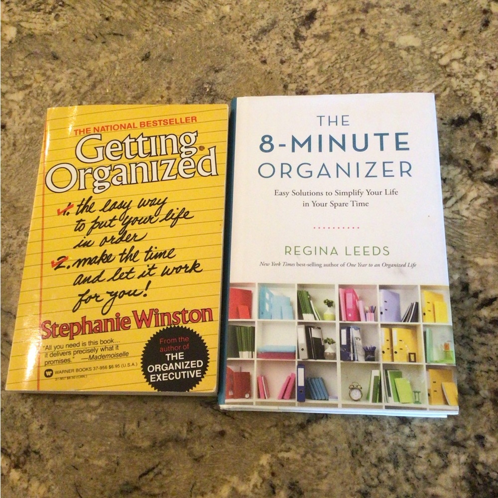 Lot of organizing books